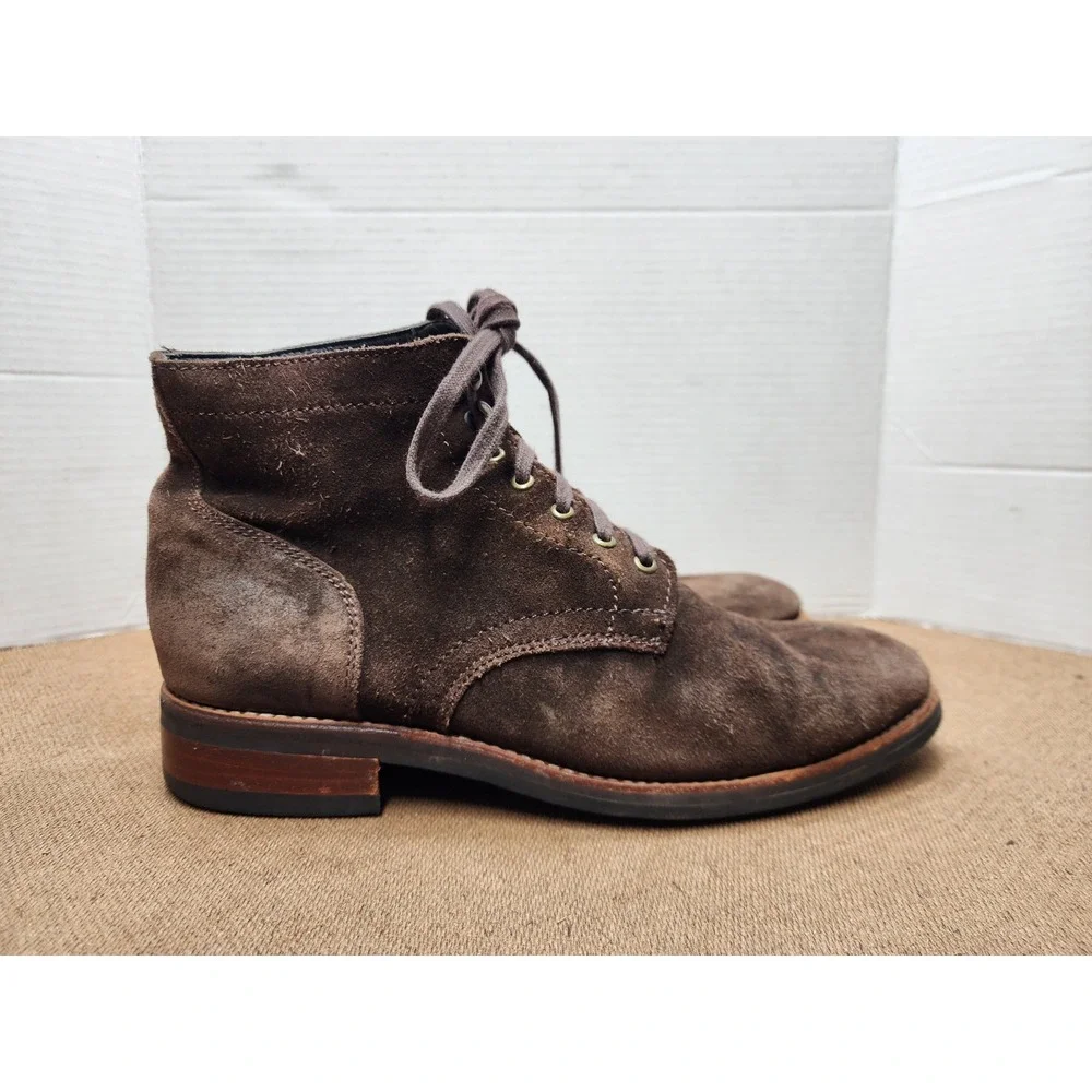 Thursday Boot Co President Mens Size 10 Brown Suede Lace Up Casual